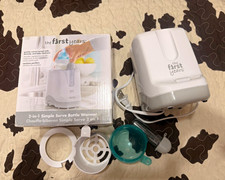 The First Years 2-in-1 Simple Serve Baby Bottle Warmer Plug-In Base Inserts