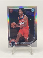 2025/26 Bowman Chrome Basketball Tre Johnson III Red Shield RC BRR-6 Wizards