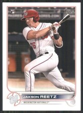 2022 Topps #61 Jakson Reetz Washington Nationals 2182
