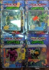 Lot of 4 Vtg 1996 TMNT Ninja Power 10th Anniversary Figures New MOC Playmates