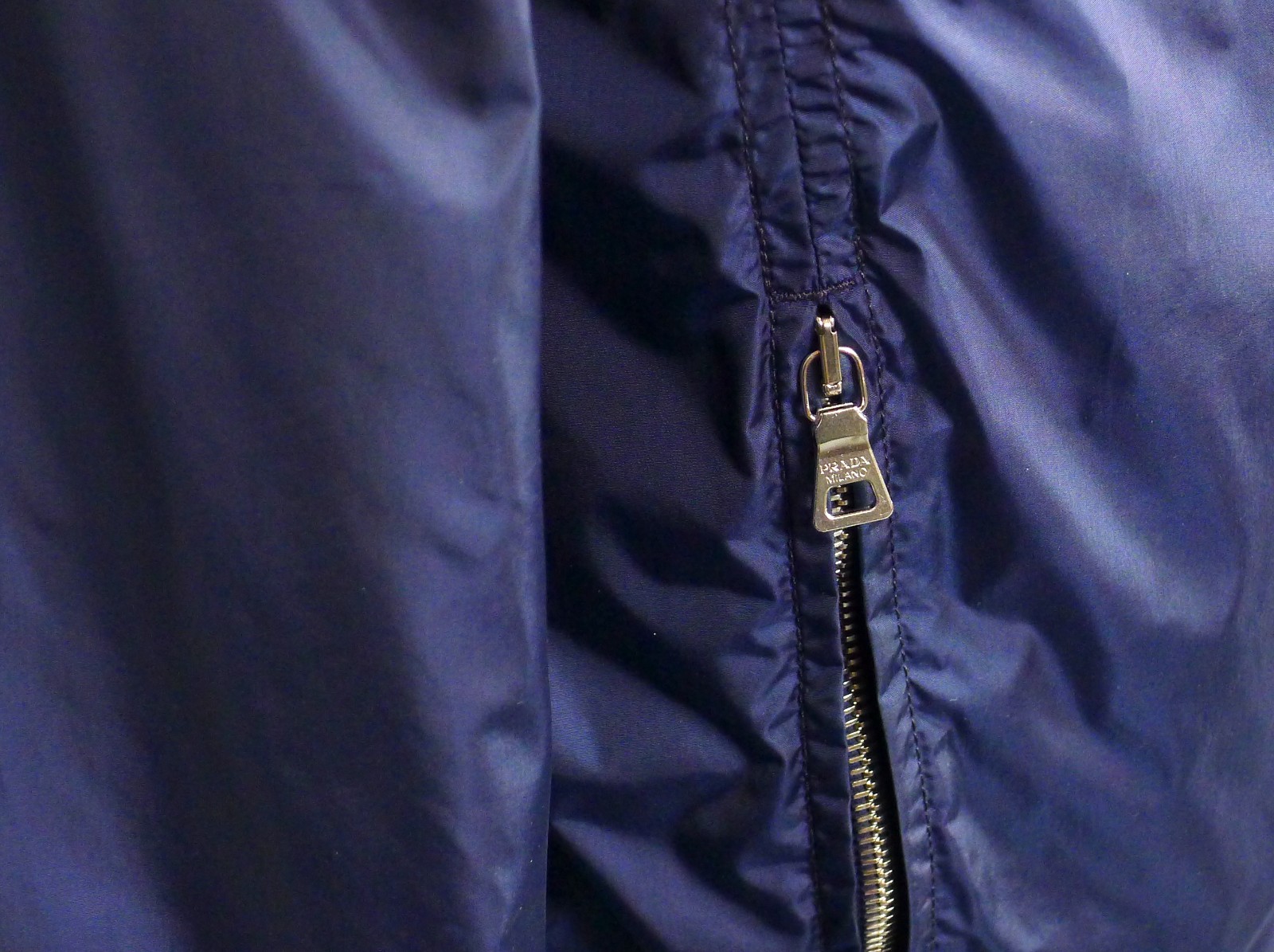 Prada Sport 2006 Windbreaker Jacket Reversible Blue Nylon Mens Size 54 #138 thumbnail 9