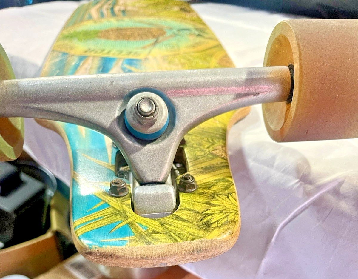 Sector 9 Mini Lookout Bamboo Drop Thru Complete Longboard Beach