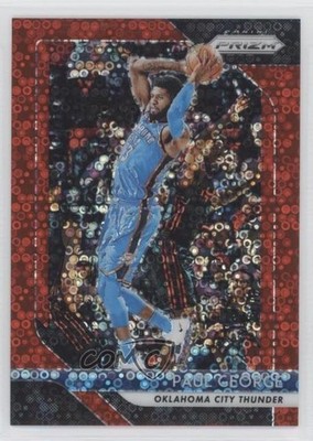 2018-19 Panini Prizm Fast Break Red Prizm 119/125 Paul George #49 1yj