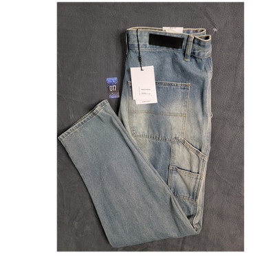 Broken Threads Baggy Straight Carpenter Denim Jeans  Premium Collection Men