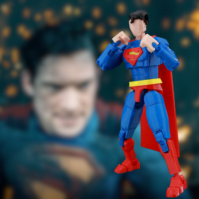 3D Printed DC Multiverse 2025 Superman New Movie 6-Inch 1/12 Scale Action Figure