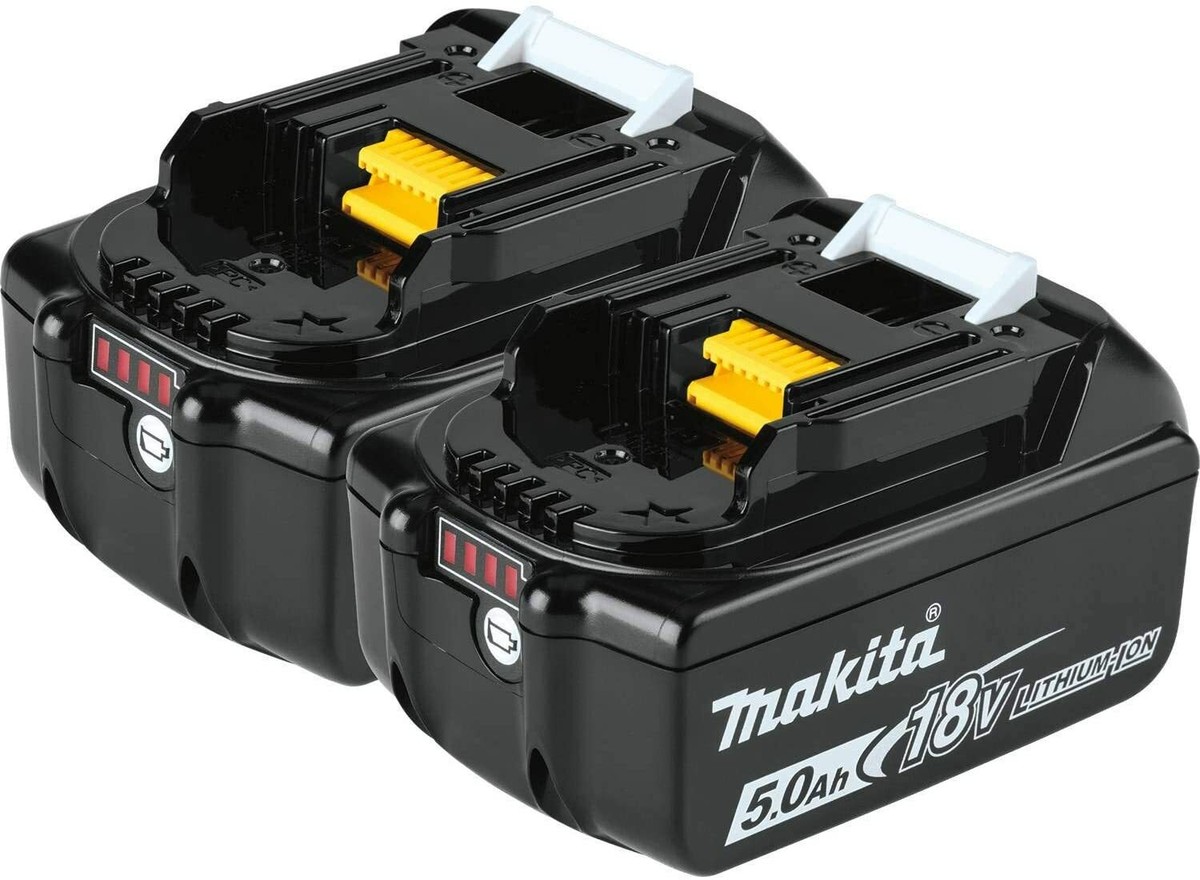 Makita 18V Lith‑Ion Battery and Rapid Charger Starter Pack (5.0AH