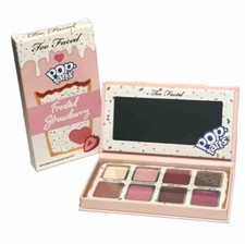 Mini paleta de sombras de ojos Too Faced Pop-Tarts fresa esmerilada descontinuada difícil de encontrar