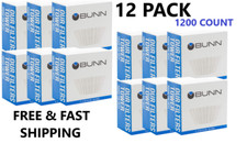 BUNN 8-12 Cup Coffee Filters 12 PACK 1200 COUNT