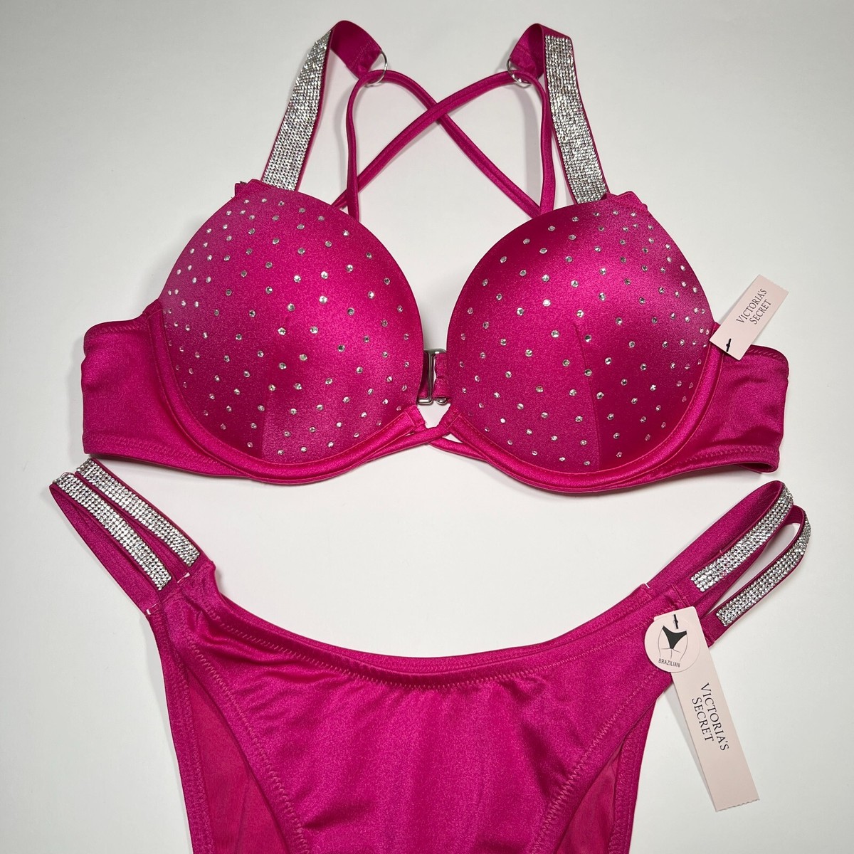 【新品/未使用】Victoria's Secret ビキニ XS Victoria's Secret - レア 新品 ヴィクトリアシークレット 黒
