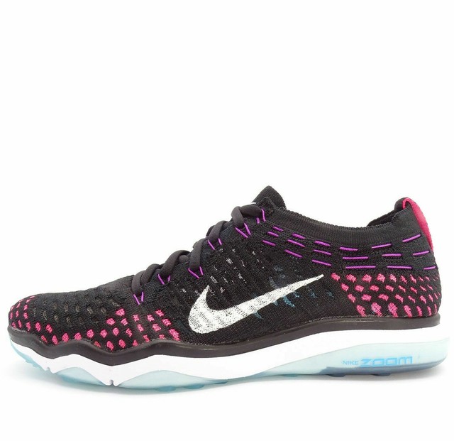 nike training air zoom fearless trainers in purple