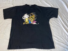 Mens Flaming Skull Head Longhorn Temple Texas Artist Art T Shirt Sz 2XL USA Made