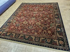 8x10 KARASTAN SAMOVAR TEAWASH ESPHAHAN 902 100% WOOL RUG - REPAIRED