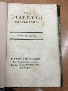 Dialetto Napoletano Poesie Di Natale In Napoletano.Galiani Ferdinando Del Dialetto Napoletano Rara Prima Edizione Ebay