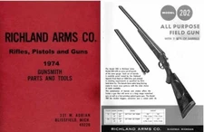 Richland Arms (Blissfield, MI) 1974 Gun Catalog