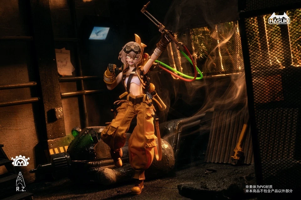 Figura de acción modelo completo HASUKI PA007 Mechanic Fiona 1/12 Foto 4 de 4