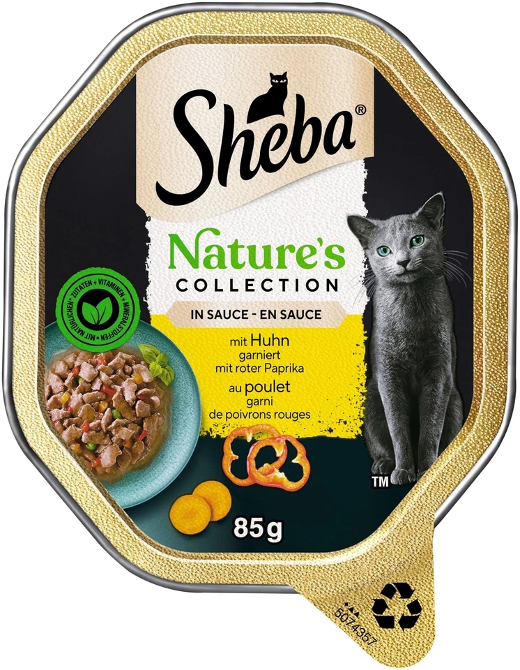 Schale Nassfutter für Katzen Nature’s Collection in Sauce mit Huhn 2 x 11 x 85g - Bild 2 von 4