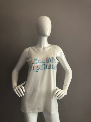 Junk Food Womens Graphic Logo Cotton  Real Life Mermaid T Shirt Size S