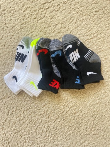 NIKE Everyday Kids Training 5-Pack Crew Socks Dri-Fit 4Y-6Y - Picture 4 of 5