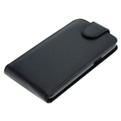 OTB Tasche Handy Hülle Schutz Case Bumper für Samsung Galaxy J5 Flipcase Schwarz