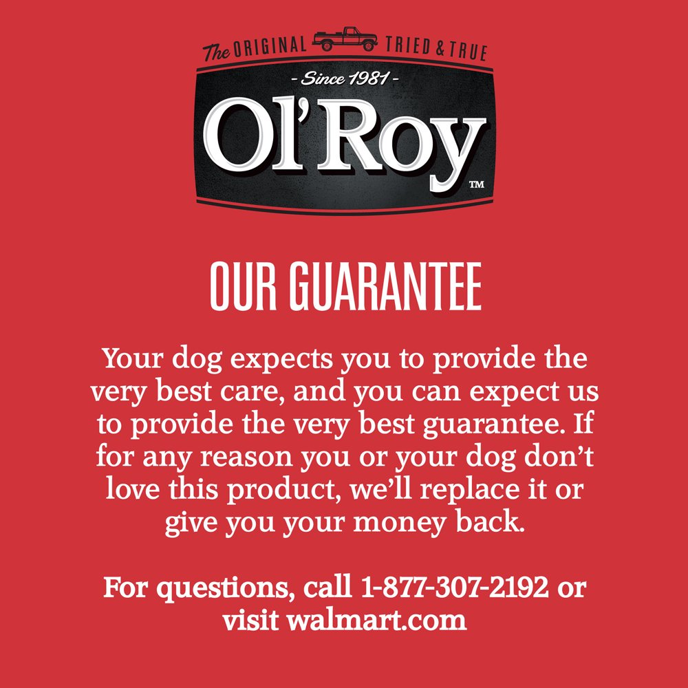 Ol’ Roy Triple Flavor Kabobs Rawhide Chews For Dogs – 24 Oz – Variety Pack