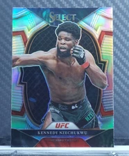 Kennedy Nzechukwu 2023 Select SILVER PRIZM SP UFC #77