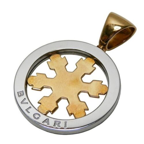 BVLGARI Tondo snow Yellow gold Pendant top 3.1 x 4.5 cm - Picture 17 of 24