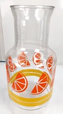 Libby Of Canada VTG 1.5 QT 9"T Orange Juice Carafe Jug No Lid