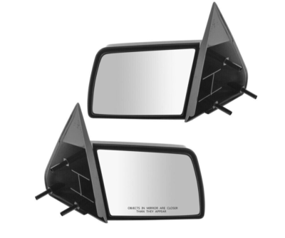 Par De Espejos Laterales Manuales (Izq Y Der) Para GMC Chevy Pickup – Ajuste Directo