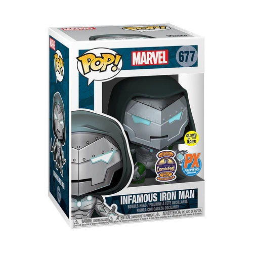 Funko Pop! Vinyl: Marvel - Infamous Iron Man GITD PX Exclusive
