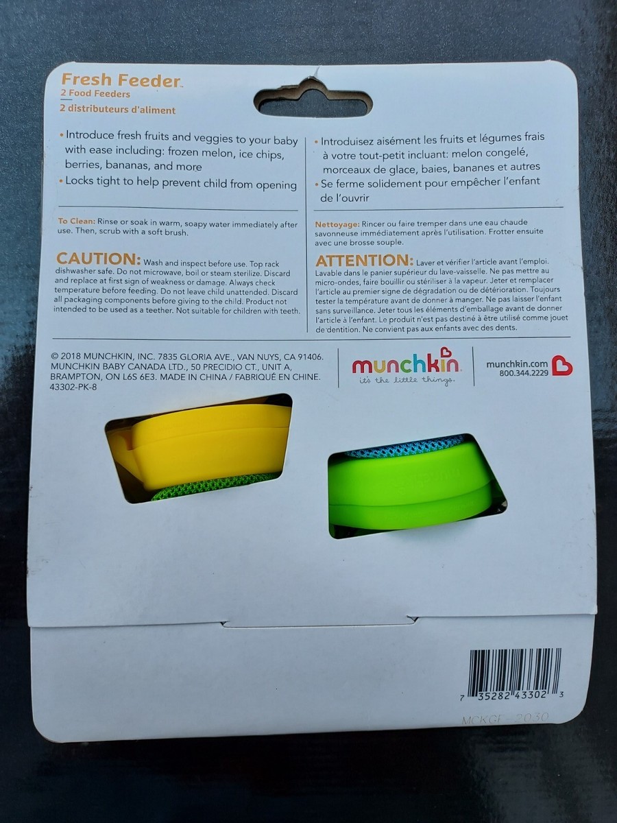 スチーム munchkin fresh feeder 2 pack | eBay