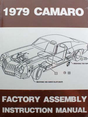 79 Chevy Camaro Factory Assembly Manual Guide Book 1979