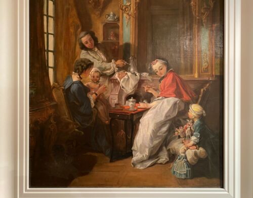 18th Century French Rococo Old Master Oil Painting Francois Boucher XVIII Paris - Photo 1 sur 12