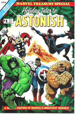 MARVEL HOLIDAY TALES TO ASTONISH #1 2024 LEE GARBETT WRAPAROUND NEW UNREAD B/B