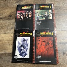 Battle Royale Manga Koushun Tatami & Masayuki Taguchi Volumes 1 2 3 4 Tokyopop