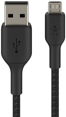 Belkin Geflochtenes BOOST CHARGE USB-A/Micro-USB-Kabel 1m Schwarz - Bild 4 von 5