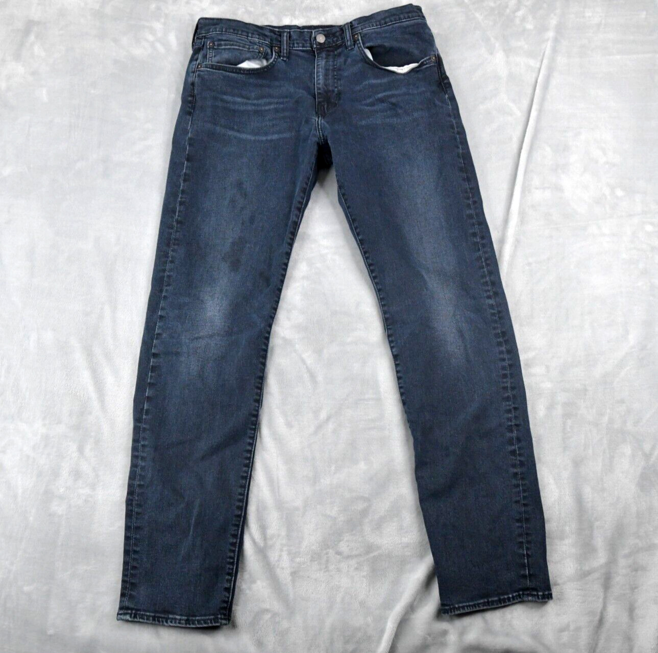 Levis Jeans 502 Mens 34X34 (34X32) Blue Mid Rise - image 1