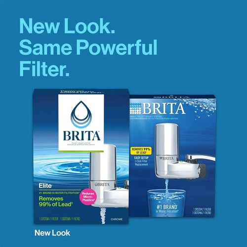 Brita Basic Kitchen Sink On Tap Faucet Water Filter System Filtration Purifier - Picture 10 of 14