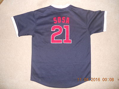 Chicago Cubs Baseball Jersey Majestic Alternate Style Sammy Sosa