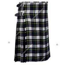 Handamde Men's 8 yard 16 oz Dress Gordon Tartan Kilt  Custom Size Kilts