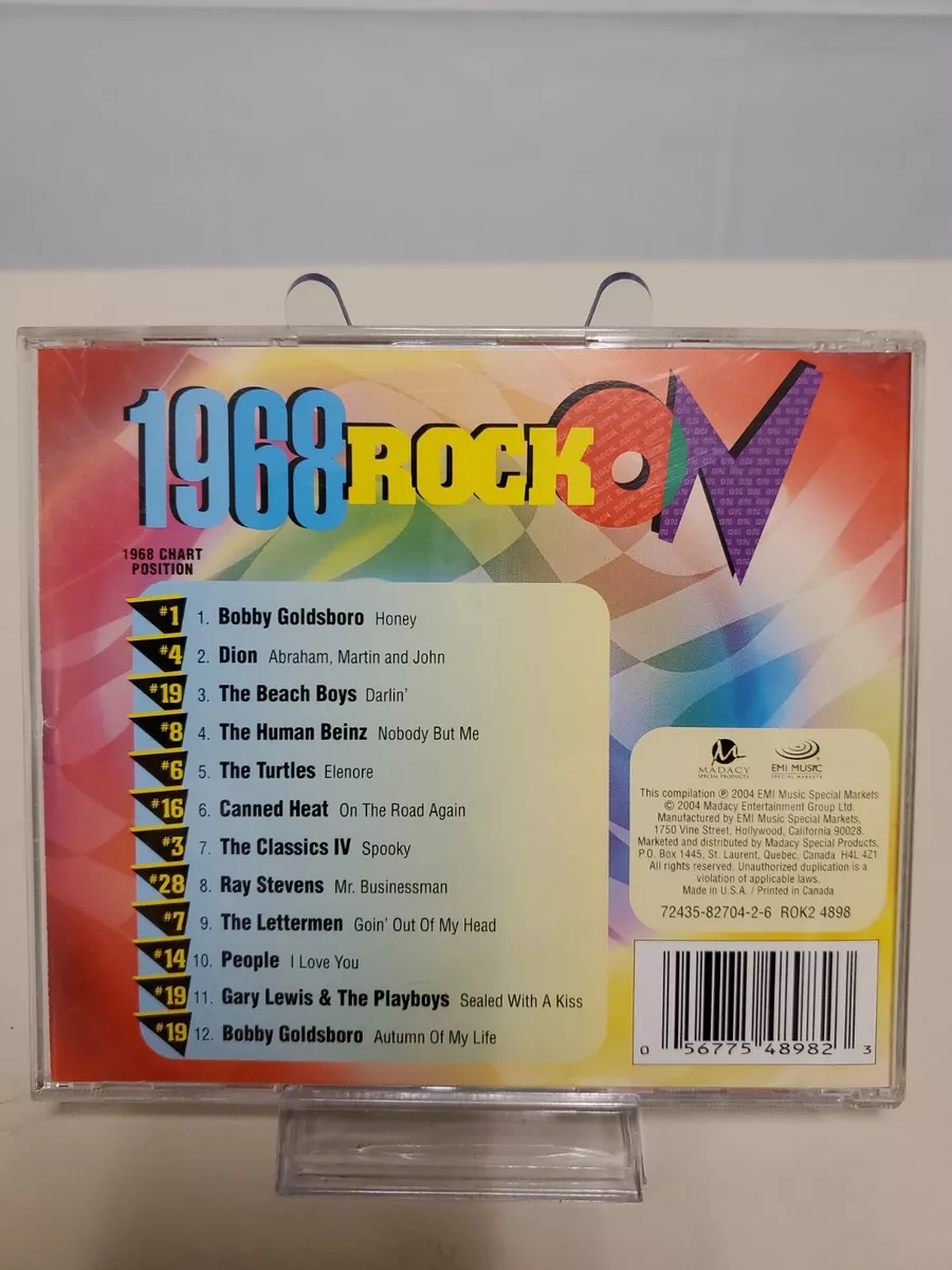 1968 Rock On - Top Chartbusters 60&#039;s music hits the 60&#039;s 56775489823 | eBay