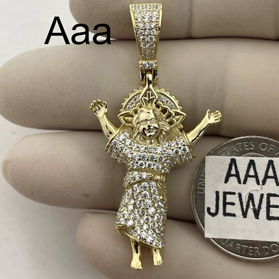 925 Solid Sterling silver Cubic Zirconia BABY JESUS Pendant | eBay