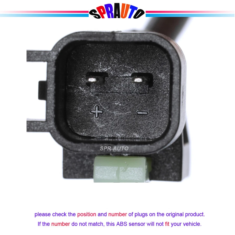 For Ford F-250 F-350 Super Duty 2011-12 Front Side 2 ABS Wheel Speed Sensor Set - Imagem 3 de 4