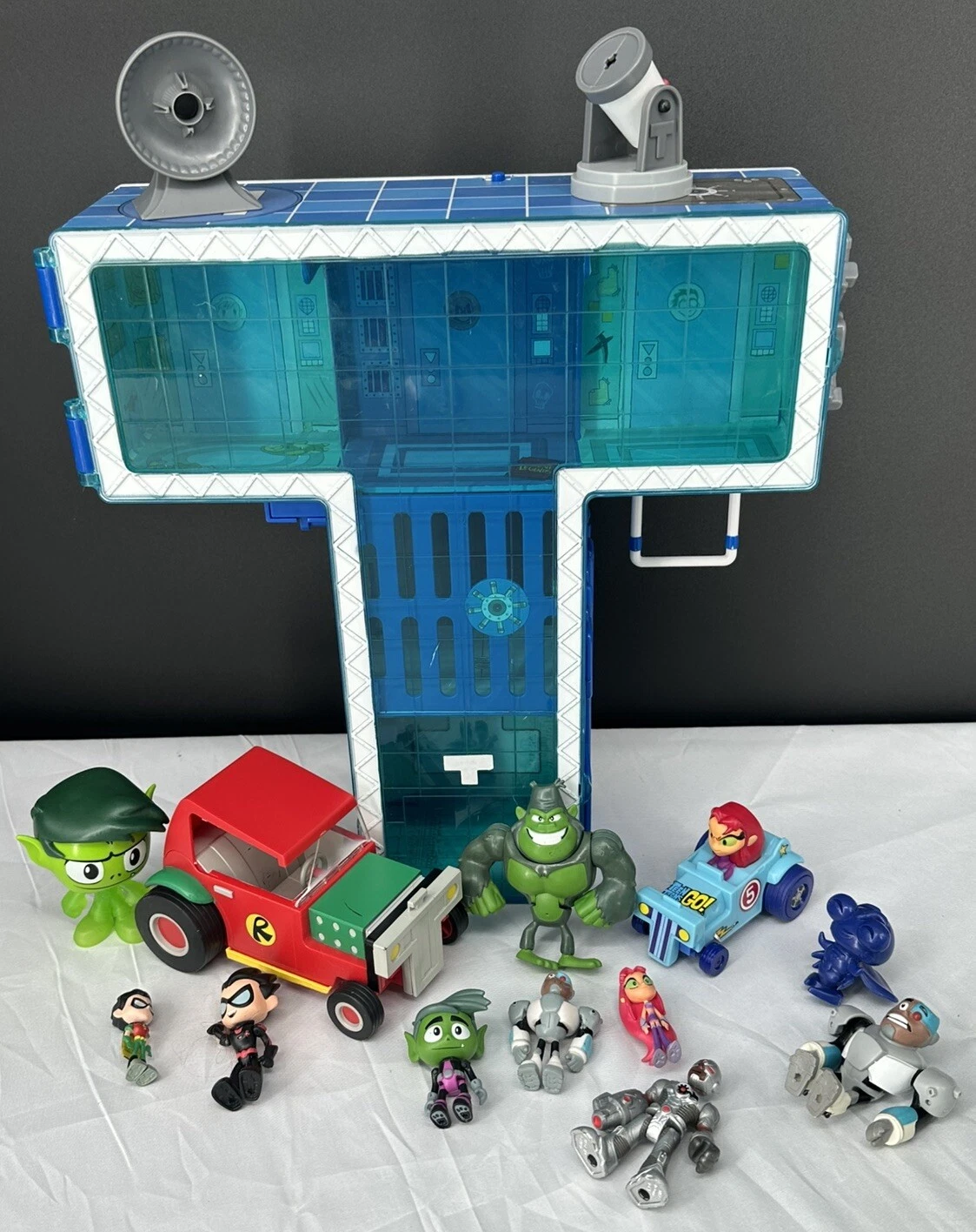  estojo de transporte bonecos acessórios carro t-tower playset 