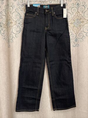 Old Navy Boys Loose Famous Jeans Slim Loose Leg Denim Jeans Size 10 Slim  (24x26)