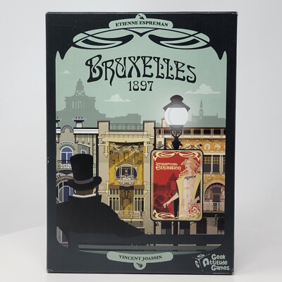 Geek Attitude Games - Bruxelles 1897  Board Game (See Description) 