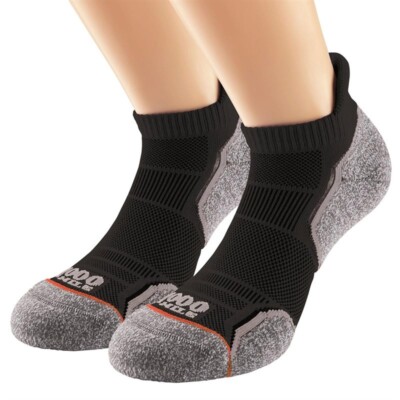 1000 Mile Womens Low Cut Hiking Running socklets Cushioned Pack Socks  UK