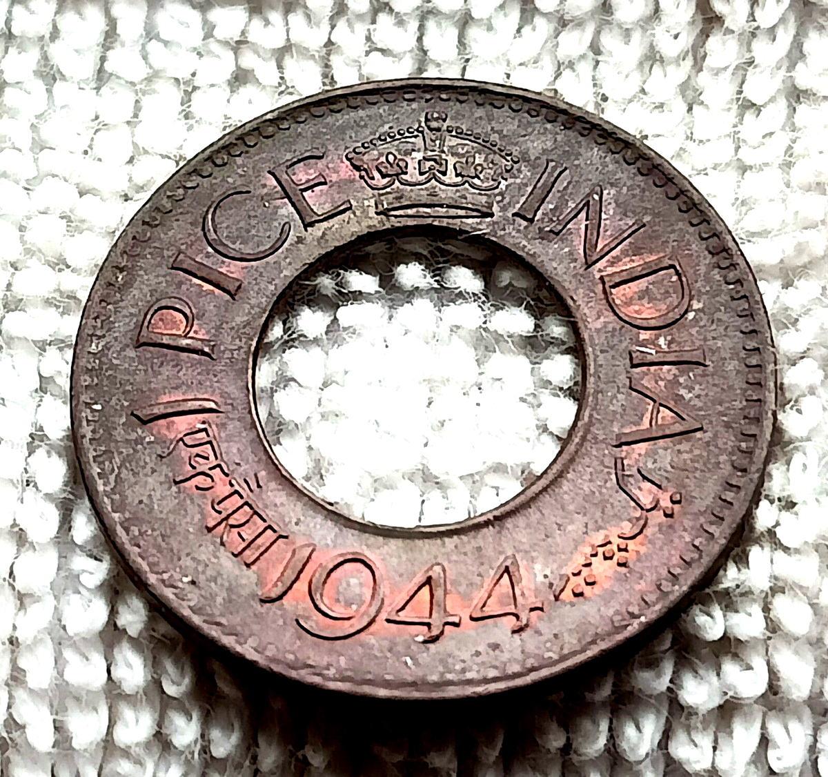 イギリス領インド 1/4Rupee 1944（B） NGC-MS63 s-l400.jpg