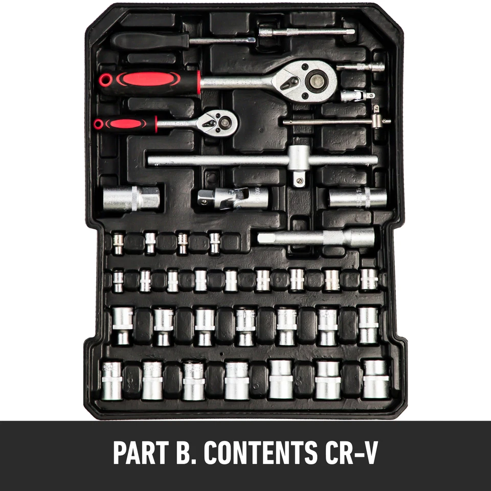 Tool Kit 499 PCs Hard Case DIY Mechanic Repair Set Pliers Spanners Screwdriver - Image 4 of 4