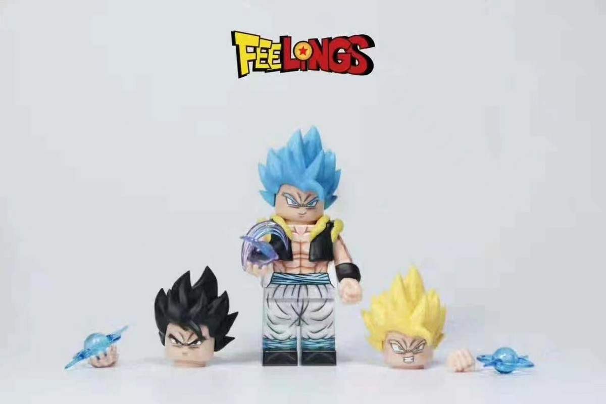 Gogeta Lego Dragon Ball SÃºper Custom 3th Party Minifig Mini Brick