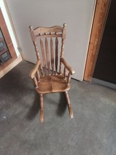 Rocking chair enfant bois